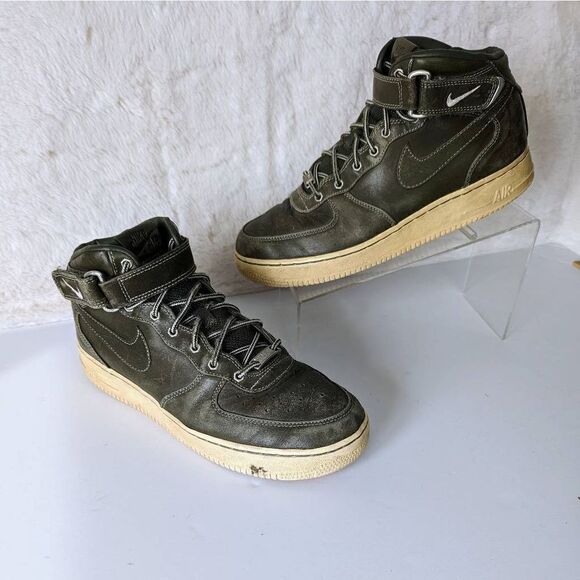 Nike Other - Nike Air Force 1 Premium Work Boot Dark Green Men's Size 9.5
